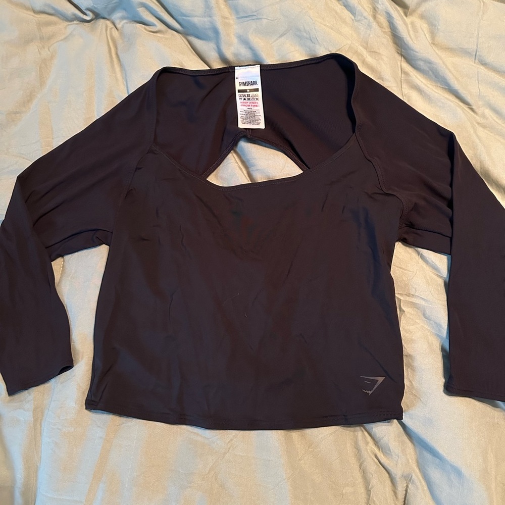 Gymshark Elevate 3/4 sleeve crop top